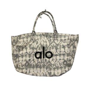 ALO Yoga Iconic Shopper Tote in Grey Tie Dye